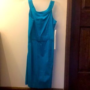 Jewel tone blue dress